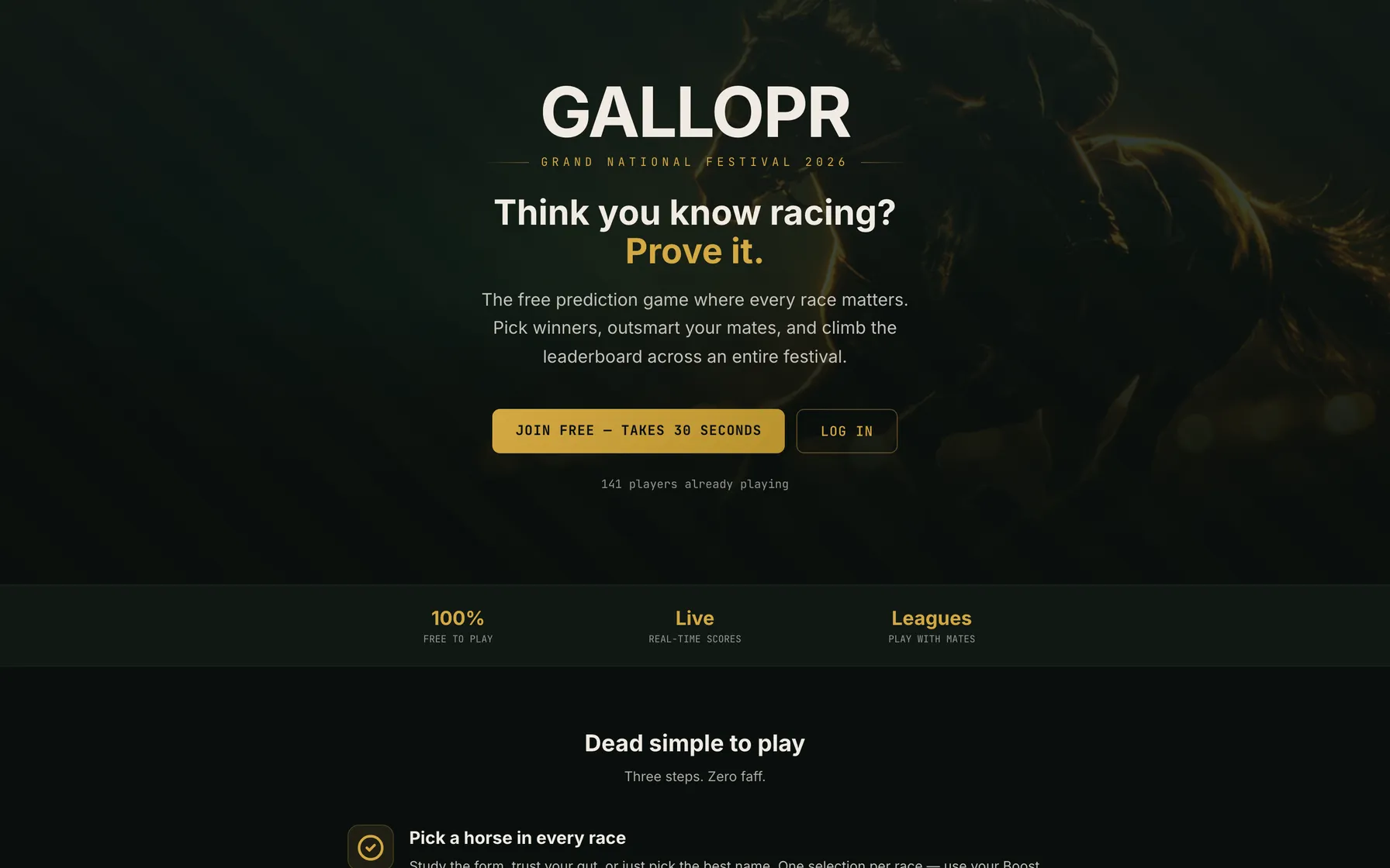 Gallopr website